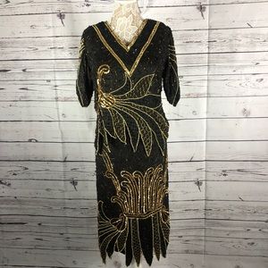 Beautiful vintage silk outfit of top & skirt  NWT